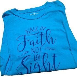 Walk by faith not by sight GRACE TRUTH size snalll excellent condition